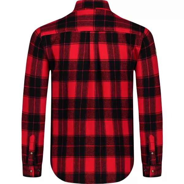  Férfi flanel ing NORDBLANC FEN NBSSM8369 PIROS 