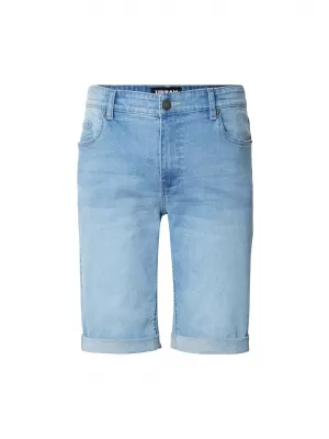 Férfi rövidnadrág URBAN CLASSICS TB8457 ÚJ VILÁGOSKÉK MOSVA