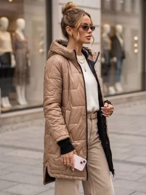 Női kabát DSTREET TY5791 BÉZS