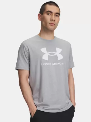Férfi póló UNDER ARMOUR UA SPORTSTYLE LOGO UPDATE SS 1382911-037 SZÜRKE