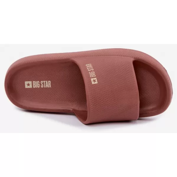  Női papucs BIG STAR SHOES UU274088 VÖRÖS ÁRNYALATAI 