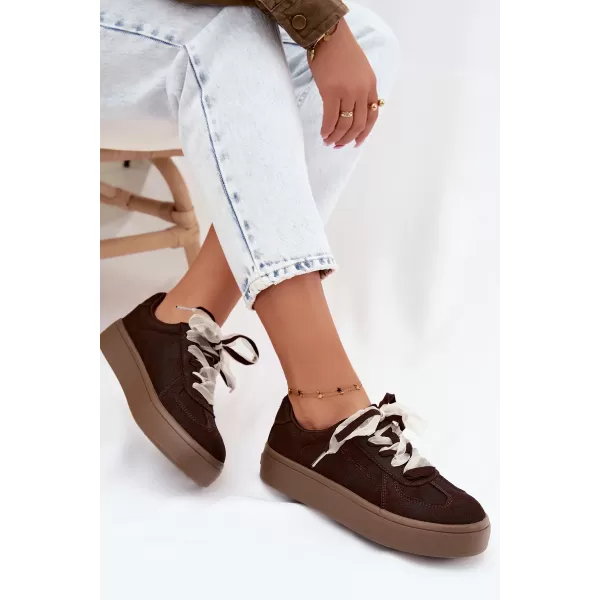  Női tornacipő BIG STAR SHOES UU274004 BARNA 