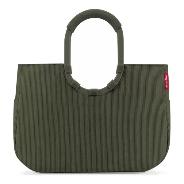  Bevásárlótáska REISENTHEL Loopshopper L Cord ZSINÓR SÖTÉT MATCHA 