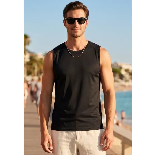  Férfi sport tank felső MALFINI BREEZE 820 FEKETE 