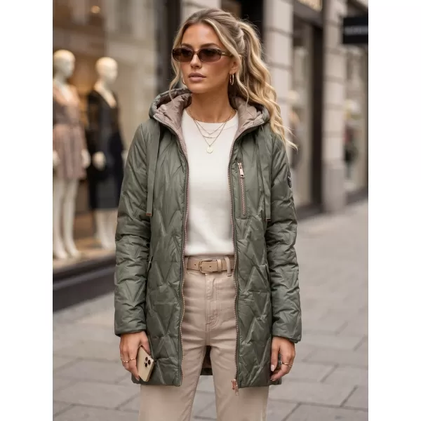  Női kabát DSTREET TY5770 ZÖLD 