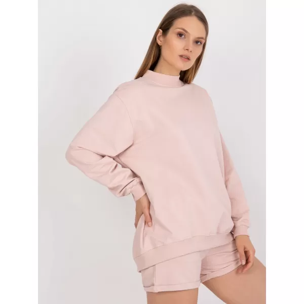  Női pulóver BASIC FEEL GOOD AP-BL-A-R001 ÉLÉNK RÓZSASZÍN 