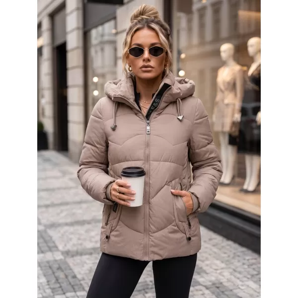  Női kabát DSTREET TY5753 KHAKI 