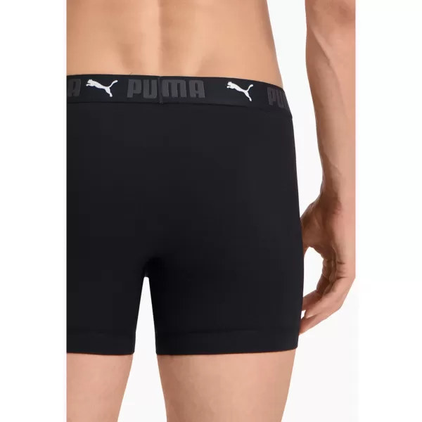  Férfi boxerek PUMA SPORT COTTON BOXER 2P 93552101 FEKETE 