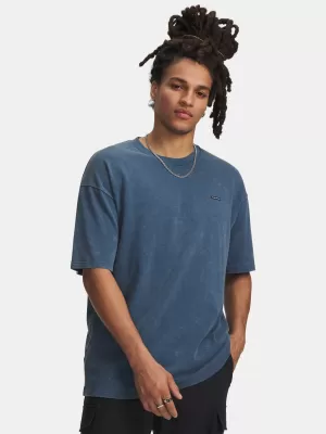 Férfi póló UNDER ARMOUR UA M HW OS LOGO WASH SS 1389147-498 KÉK