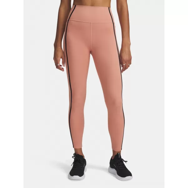  Női leggings UNDER ARMOUR MERIDIAN PIPED ANKLE LEG 6005411-696 RÓZSASZÍN 