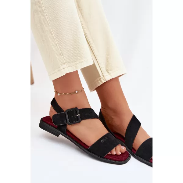  Női szandál BIG STAR SHOES TT274490 FEKETE 