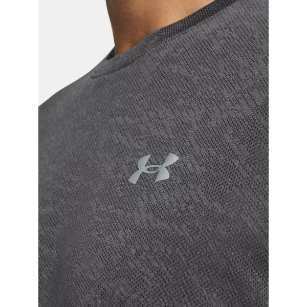  Férfi póló UNDER ARMOUR LAUNCH CAMO SHORTSLEEVE 1386681-025 SZÜRKE 