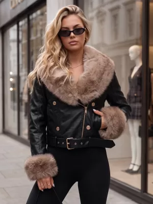 Női kabát DSTREET TY5981 FEKETE