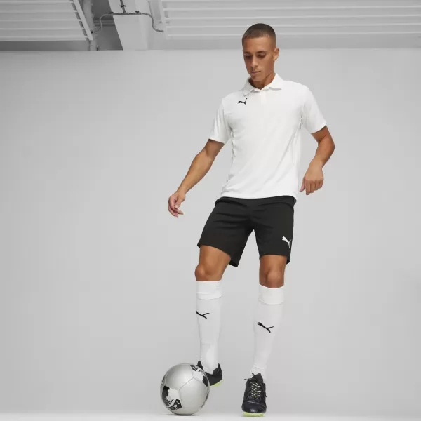  Férfi póló gallérral PUMA TEAMGOAL POLO 658771-04 PUMA FEHÉR/FEKETE/TOLLSZÜRKE 
