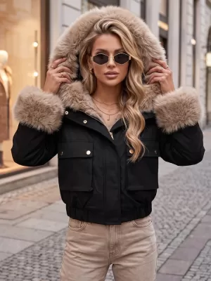Női kabát DSTREET TY5835 FEKETE