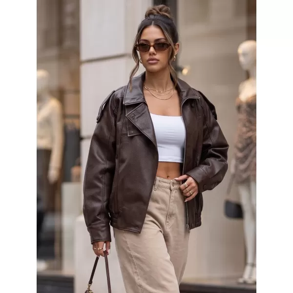  Női kabát DSTREET TY5961 BARNA 