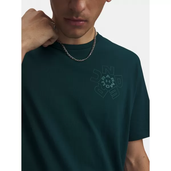  Férfi póló UNDER ARMOUR M RADIAL WM SS 6009264-919 ZÖLD 
