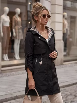 Női kabát DSTREET TY5833 FEKETE