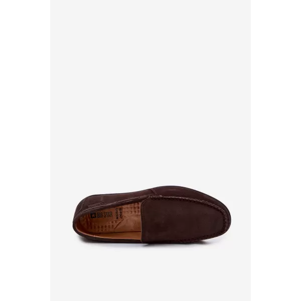  Férfi mokaszinok BIG STAR SHOES TT174202 BARNA/BÉZS 
