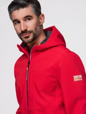 Férfi softshell kabát OMBRE OM-JANP-0292 SZERK