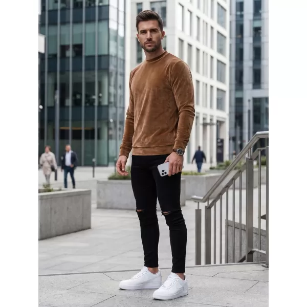 Férfi pulóver DSTREET BX5530 KARAMELLA 