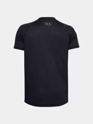 Fiú póló UNDER ARMOUR TECH COLORBLOCK SS 1357548-001 FEKETE