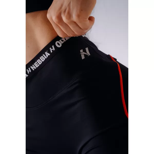  Női rövidnadrág NEBBIA OLYMPIA HIGH-WAIST 937 FEKETE 