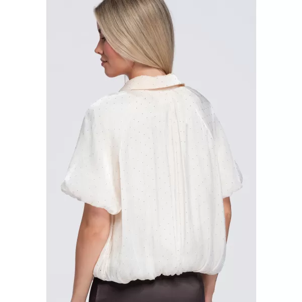  Női ing OMBRE OW-SH-E0068 BÉZS 
