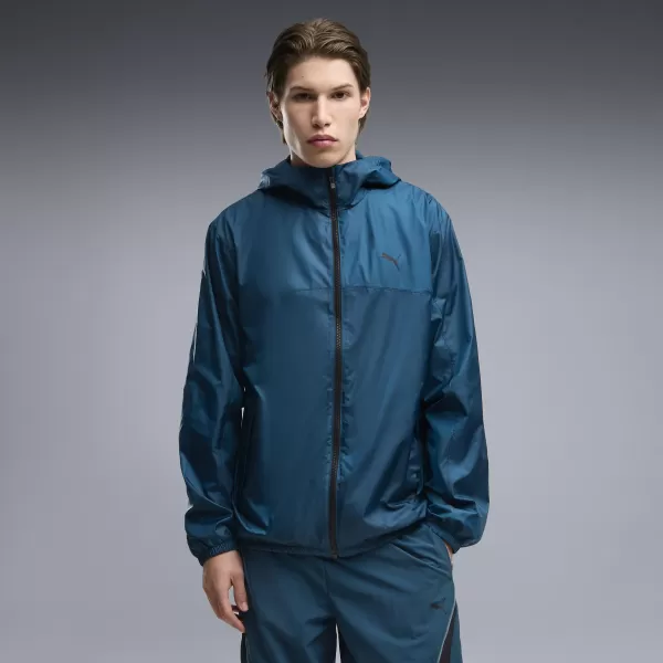  Férfi dzseki PUMA ESS REGULAR WINDBREAKER 68462536 ÉJFÉLI BENZIN 