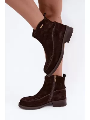 Női bokacsizma BIG STAR SHOES UU274602 BARNA/BÉZS ÁRNYÉKOK