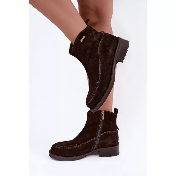 Női bokacsizma BIG STAR SHOES UU274602 BARNA/BÉZS ÁRNYÉKOK 