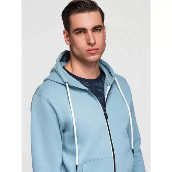  Férfi pulóver OMBRE OM-SSBZ-0272 KÉK 
