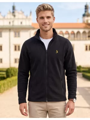 Férfi polár pulóver ALTISPORT ALM002852 FEKETE ÉS ARANY