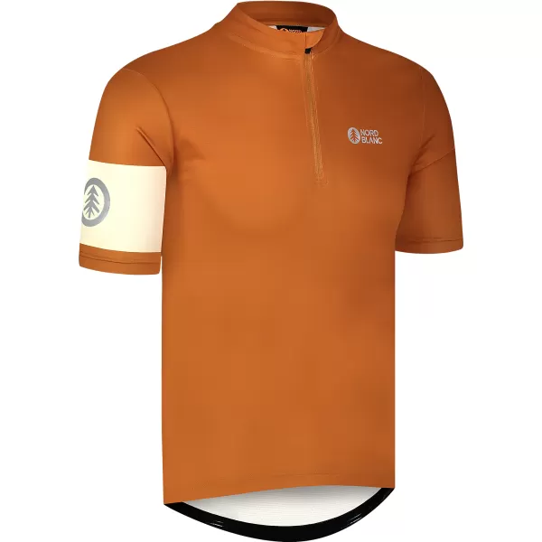  Férfi kerékpáros mez NORDBLANC CAMEL NBSMF8079 BARNA 