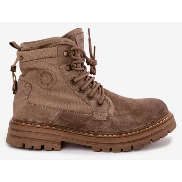  Férfi bokacsizma BIG STAR SHOES UU174253 BÉZS 
