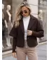 Női kabát DSTREET NY0843 BARNA