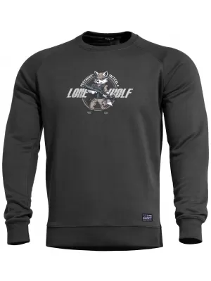Férfi pulóver PENTAGON HAWK SWEATER LONE WOLF K09019-LO FEKETE