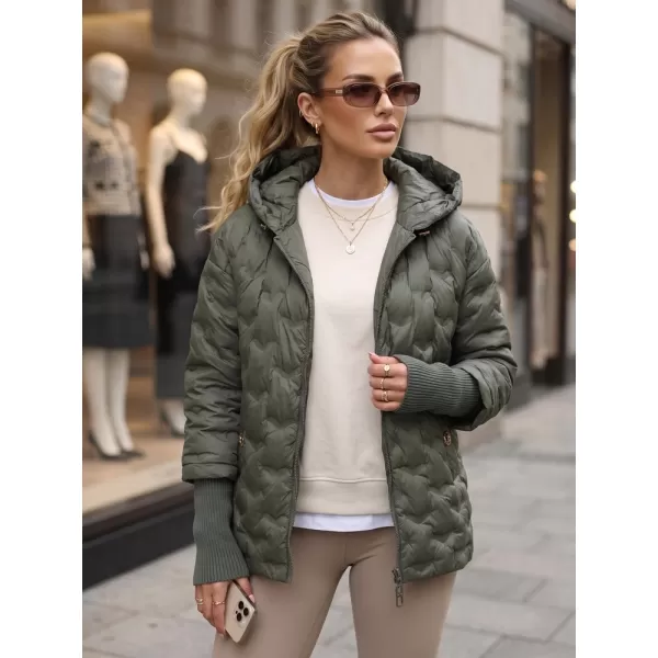  Női kabát DSTREET TY5869 ZÖLD 