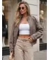 Női kabát DSTREET TY5848 KHAKI