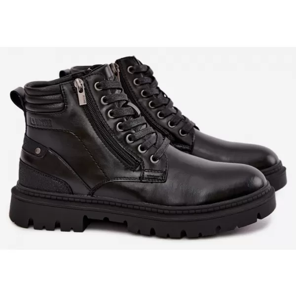  Férfi bokacsizma BIG STAR SHOES UU174242 FEKETE 