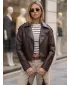 Női kabát DSTREET TY5920 BARNA