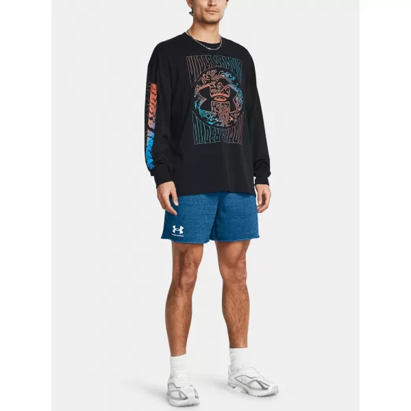  Férfi rövidnadrág UNDER ARMOUR RIVAL TERRY 6IN SHORT 1382427-406 KÉK 