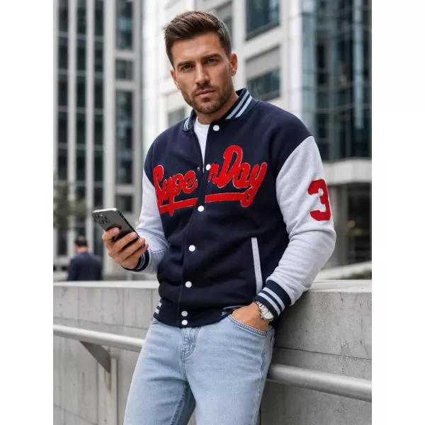  Férfi pulóver DSTREET BX5443 SÖTÉTKÉK 
