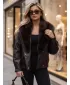 Női kabát DSTREET TY6027 BARNA