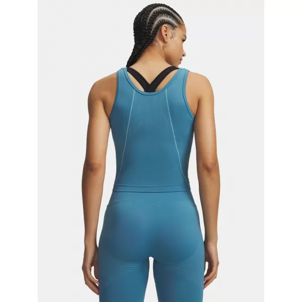  Női felső UNDER ARMOUR VANISH SEAMLESS TANK 6000640-466 KÉK 