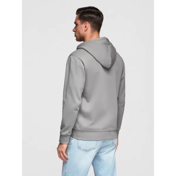  Férfi pulóver OMBRE OM-SSBZ-0272 SZÜRKE 