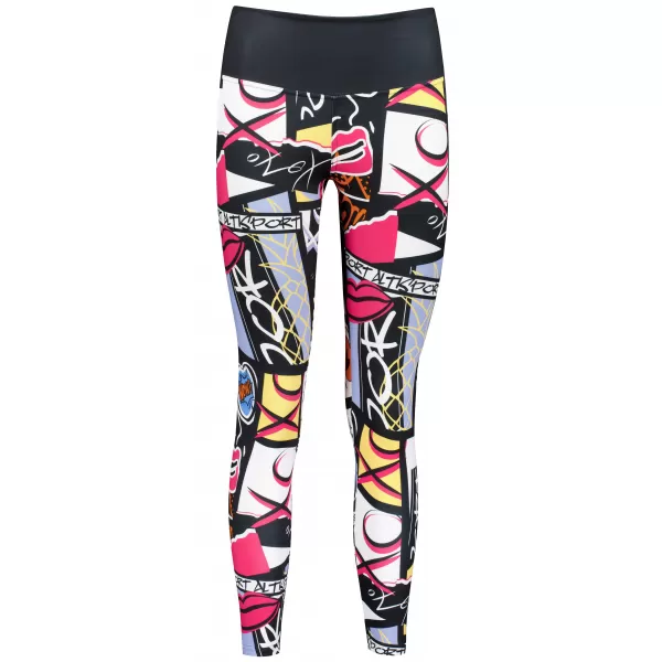  Női prémium hosszú funkcionális leggings (új méretek) ALTISPORT VOJ/ALW041LEG05 FEKETE 