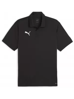 Férfi póló gallérral PUMA TEAMGOAL POLO 658771-03 PUMA FEKETE/FEHÉR/SÖTÉTSZÜRKE
