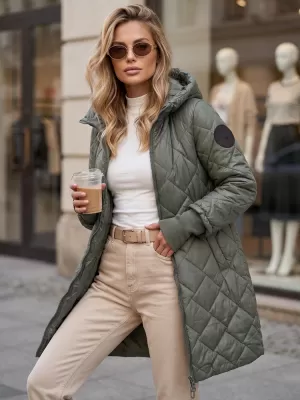 Női kabát DSTREET TY5863 ZÖLD