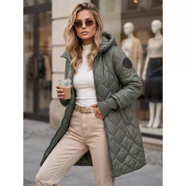  Női kabát DSTREET TY5863 ZÖLD 